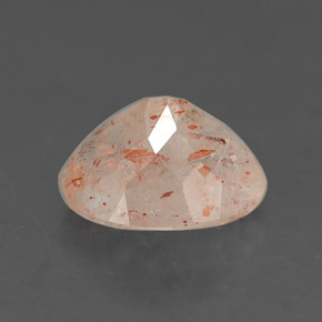 Pedra do sol laranja natural 1,01ct, transparente, transparente/translúcido