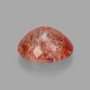 Pedra do sol laranja natural 1,70ct, transparente, transparente/translúcido