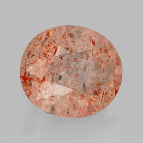 Pedra do sol laranja natural 2,80ct, transparente, transparente/translúcido