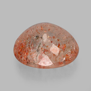 Pedra do sol laranja natural 2,80ct, transparente, transparente/translúcido