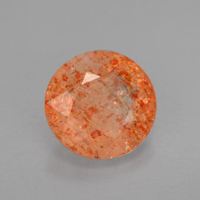 Pedra do sol laranja natural 1,96ct, transparente, transparente/translúcido