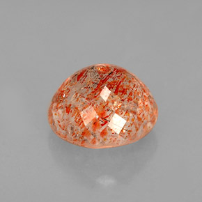 Pedra do sol laranja natural 1,41ct, transparente, transparente/translúcido