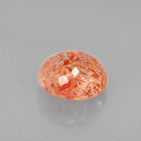 Pedra do sol laranja natural 1,06ct, transparente, transparente/translúcido