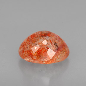 Pedra do sol laranja natural 1,83ct, transparente, transparente/translúcido