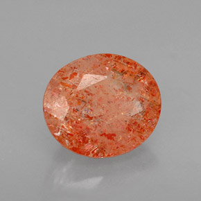 Pedra do sol laranja natural 1,69ct, transparente, transparente/translúcido
