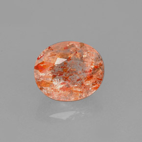 Pedra do sol laranja natural 1,58ct, transparente, transparente/translúcido
