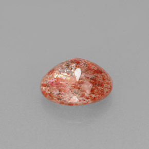 Pedra do sol laranja natural 1,46ct, transparente, transparente/translúcido
