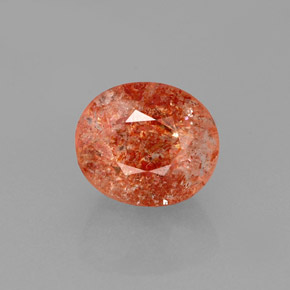 Pedra do sol laranja natural 1,94ct, transparente, transparente/translúcido