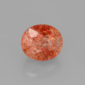 Pedra do sol laranja natural 1,94ct, transparente, transparente/translúcido