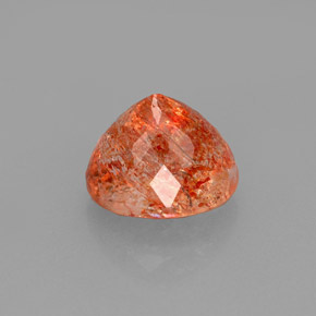 Pedra do sol laranja natural 1,94ct, transparente, transparente/translúcido