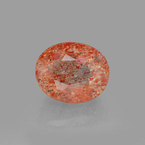 Pedra do sol laranja natural 1,88ct, transparente, transparente/translúcido