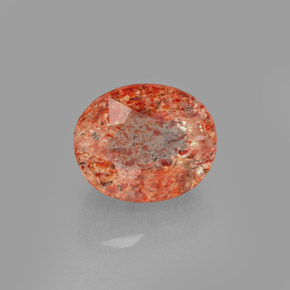 Pedra do sol laranja natural 1,88ct, transparente, transparente/translúcido