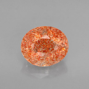 Pedra do sol laranja natural 1,58ct, transparente, transparente/translúcido