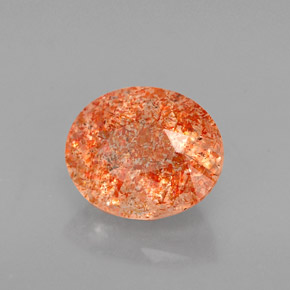 Pedra do sol laranja natural 1,58ct, transparente, transparente/translúcido