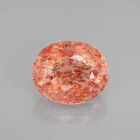 Pedra do sol laranja natural 1,65ct, transparente, transparente/translúcido