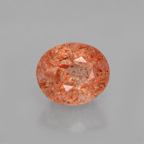 Pedra do sol laranja natural 1,46ct, transparente, transparente/translúcido