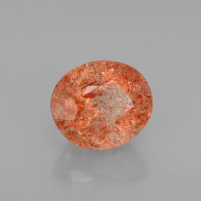 Pedra do sol laranja natural 1,46ct, transparente, transparente/translúcido