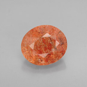 Pedra do sol laranja natural 1,14ct, transparente, transparente/translúcido