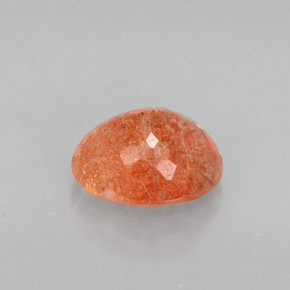 Pedra do sol laranja natural 1,14ct, transparente, transparente/translúcido
