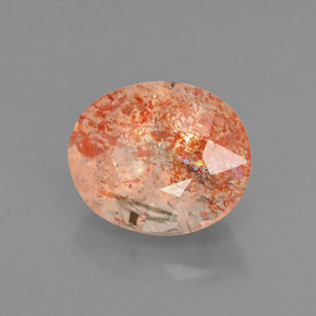 Pedra do sol laranja natural 1,41ct, transparente, transparente/translúcido
