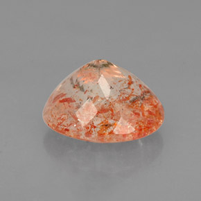 Pedra do sol laranja natural 1,41ct, transparente, transparente/translúcido