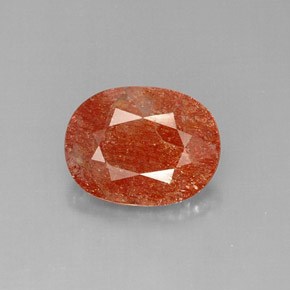 Pedra do sol laranja natural 5,96ct, transparente, transparente/translúcido