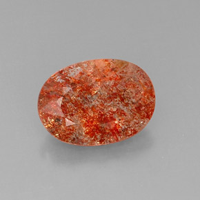 Pedra do sol laranja natural 7,67ct, transparente, transparente/translúcido