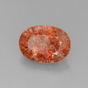 Pedra do sol laranja natural 7,67ct, transparente, transparente/translúcido