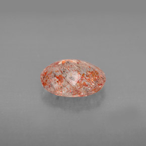 Pedra do sol laranja natural 1,77ct, transparente, transparente/translúcido