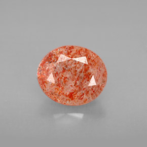 Pedra do sol laranja natural 2,29ct, transparente, transparente/translúcido