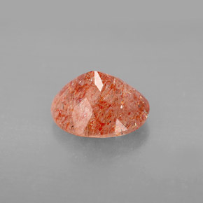 Pedra do sol laranja natural 2,29ct, transparente, transparente/translúcido