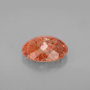 Pedra do sol laranja natural 2,28ct, transparente, transparente/translúcido