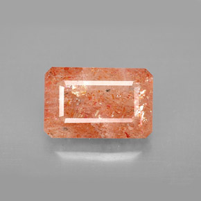 Pedra do sol laranja natural 4,29ct, transparente, transparente/translúcido