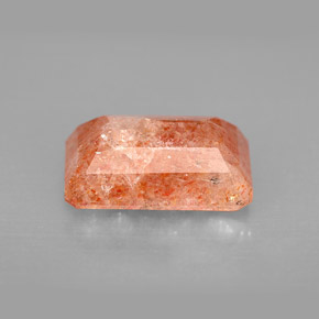 Pedra do sol laranja natural 4,29ct, transparente, transparente/translúcido