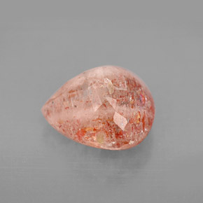 Pedra do sol laranja natural 4,42ct, transparente, transparente/translúcido