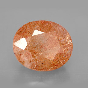 Pedra do sol laranja natural 6,77ct, transparente, transparente/translúcido