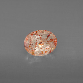 Pedra do sol laranja natural 1,05ct, transparente, transparente/translúcido