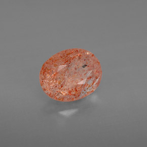 Pedra do sol laranja natural 1,32ct, transparente, transparente/translúcido