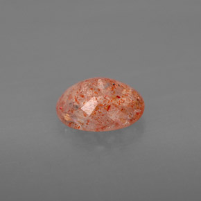 Pedra do sol laranja natural 1,32ct, transparente, transparente/translúcido