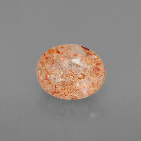 Pedra do sol laranja natural 1,24ct, transparente, transparente/translúcido
