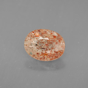 Pedra do sol laranja natural 1,02ct, transparente, transparente/translúcido