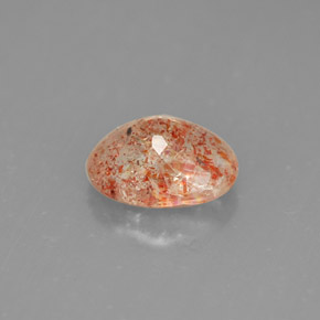 Pedra do sol laranja natural 1,02ct, transparente, transparente/translúcido