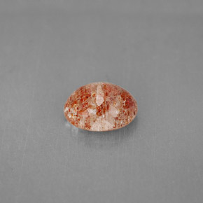 Pedra do sol laranja natural 1,53ct, transparente, transparente/translúcido
