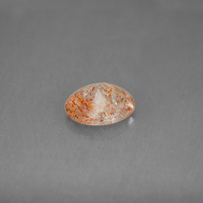 Pedra do sol laranja natural 1,10ct, transparente, transparente/translúcido