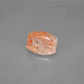 Pedra do Sol Laranja Natural 1.57ct, Transparente, Transparente/Translúcido