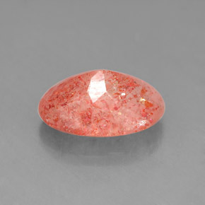 Pedra do sol laranja natural 2,88ct, transparente, transparente/translúcido