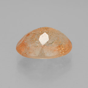 Pedra do sol laranja natural 2,00ct, transparente, transparente/translúcido