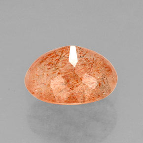 Pedra do sol laranja natural 1,59ct, transparente, transparente/translúcido