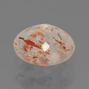 Pedra do sol laranja natural 1,14ct, transparente, transparente/translúcido