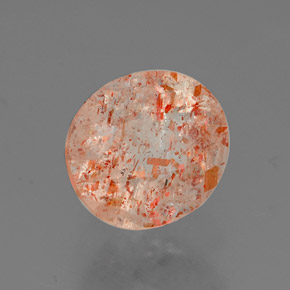 Pedra do sol laranja natural 1,53ct, transparente, transparente/translúcido